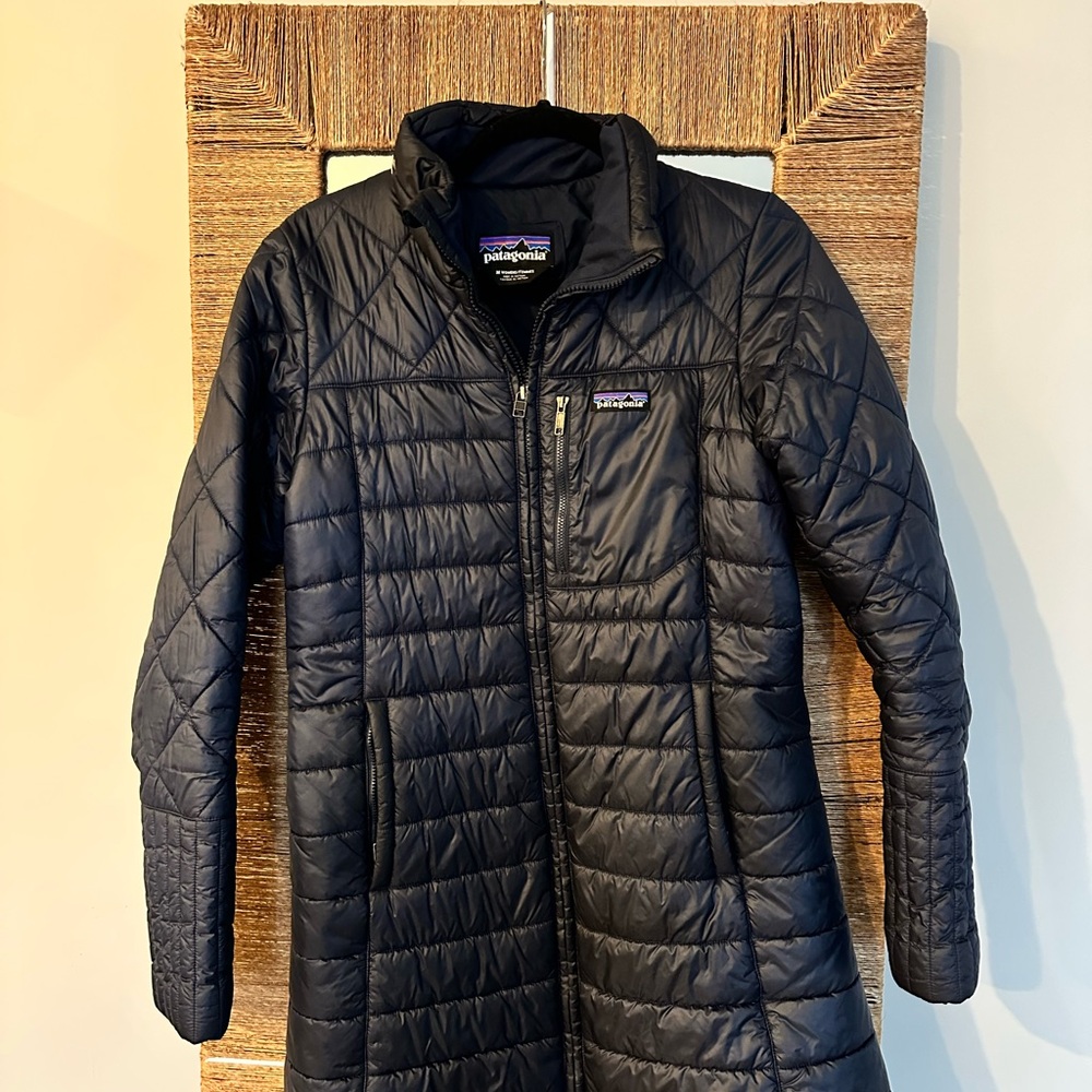 Patagonia Navy Quilted Jacket Radalie
